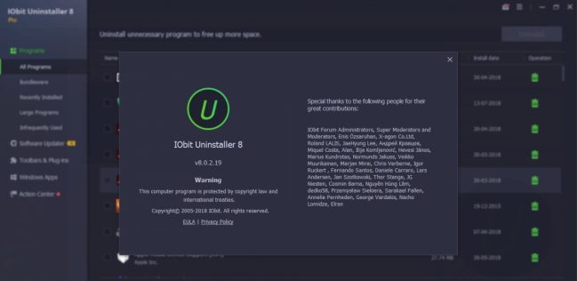 IObit Uninstaller 12.1.0.7 Crack + Keygen Tải xuống đầy đủ